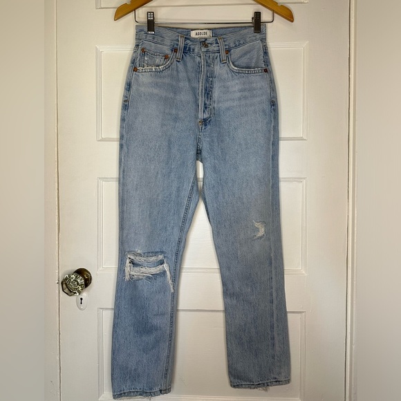 AGOLDE Riley High Rise Straight Crop - Picture 16 of 16